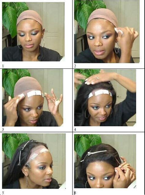 Look This Picture To Put On Your Full Lace Wig As Easy As 1 2 3 Lace
