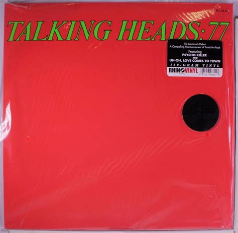 Talking Heads 77 180g Lp Vinyl Record Sealed Talking Heads Vinyl Records Vinyl