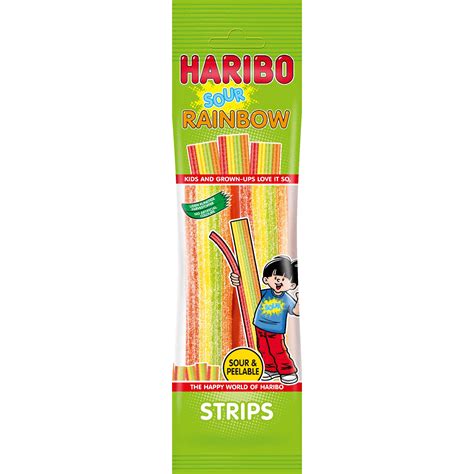 Haribo Rainbow Strips Sour 114g Online Kaufen Im World Of Sweets Shop