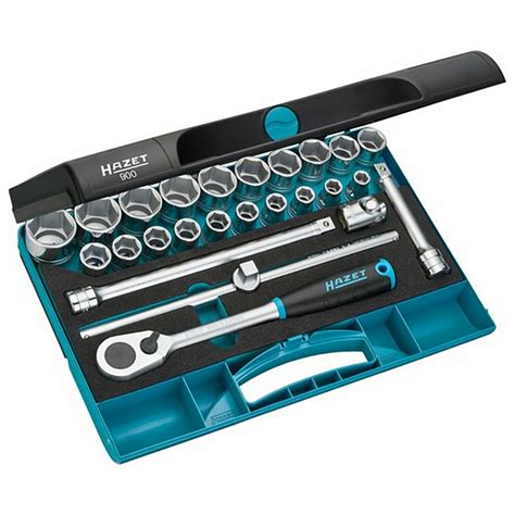 HAZET 900 Набор торцевых ключей Socket Set 6 Point