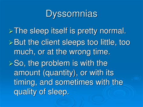 Ppt Sleep Disorders Powerpoint Presentation Free Download Id6600885