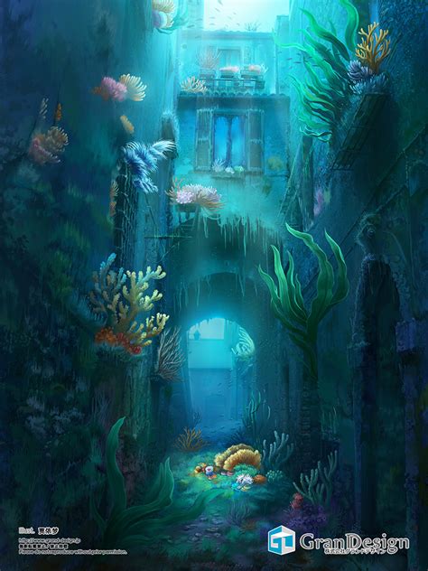 Underwater City Ruins By GrandDesign Artteam On DeviantArt Fantasy
