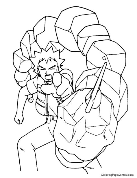 Onix Coloring Pages At Free Printable Colorings