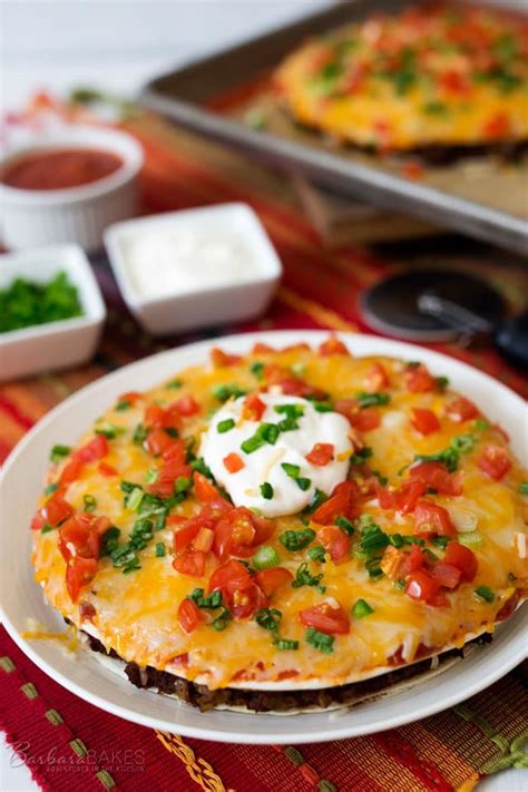 Mexican Pizza Recipe Barbara Bakes