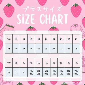 Japan U S Plus Size Chart