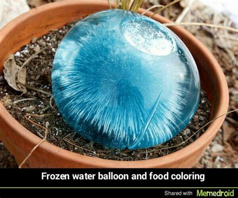 Frozen Water Balloon And Food Coloring Christmas Globes Christmas Diy