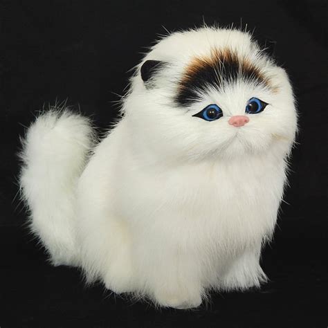Plush Simulation Cat Electronic Pet Doll Imitation Animal Toy With Meow