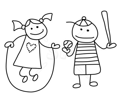 Stickman Coloring Pages At Free