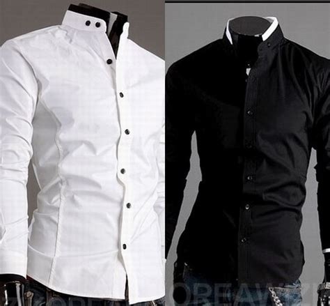 Free Shipping New Mens Long Sleeve Shirts Designer Mens Casual Slim