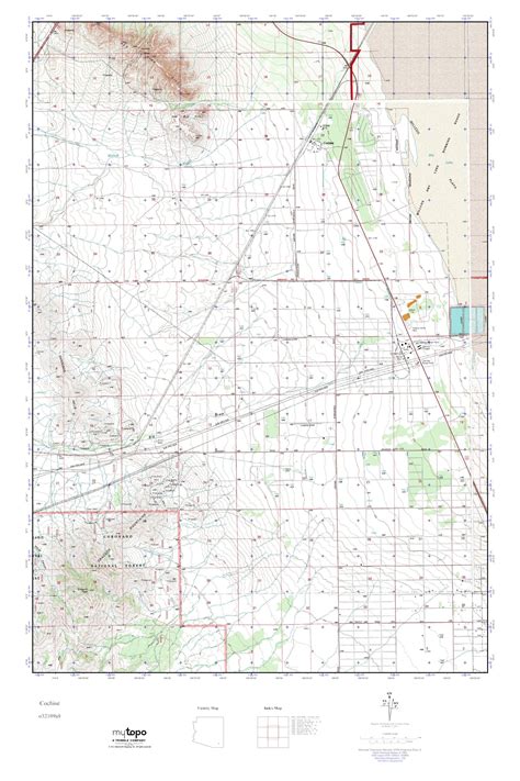Mytopo Cochise Arizona Usgs Quad Topo Map