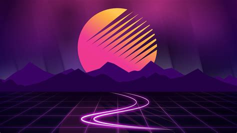 Download 2560x1600 Wallpaper Neon Cyberwave Purple