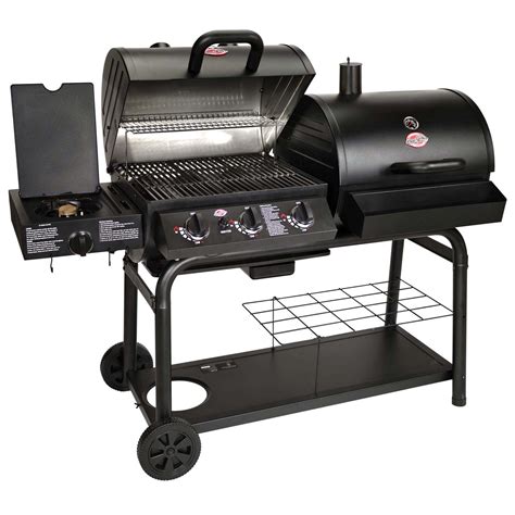 If you like easy cleaning, a gas or electric model will probably be preferable, but if you want that rich smoky flavor, nothing beats using coals or a pellet this will help to create clean smoke. Char-Griller Duo Gas/Charcoal Grill at Hayneedle