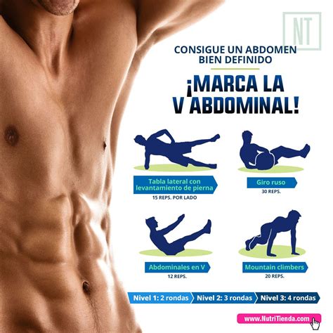 MARCA LA V ABDOMINAL Te gustaría tener unos abdominales en V marcados