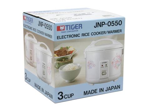 TIGER JNP White Cups Electronic Rice Cooker Warmer Newegg Ca