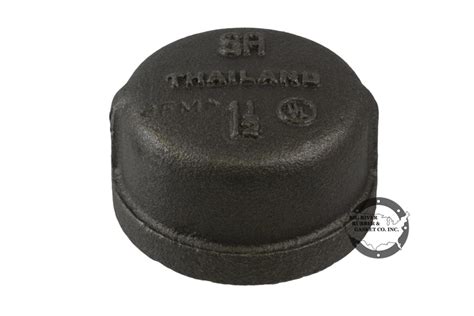 Black Iron Pipe Cap 1 12″ Big River Rubber And Gasket