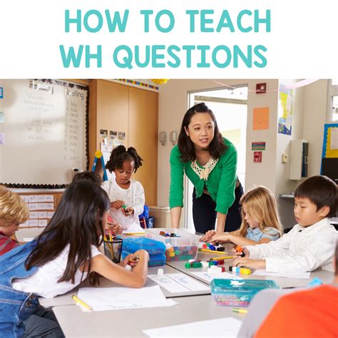 How To Teach Wh Questions Dean Trouts Little Shop Of Slp