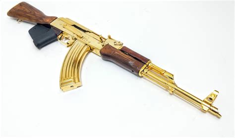 24k Gold Plated Russian Ak47 Black Market Arms Sales