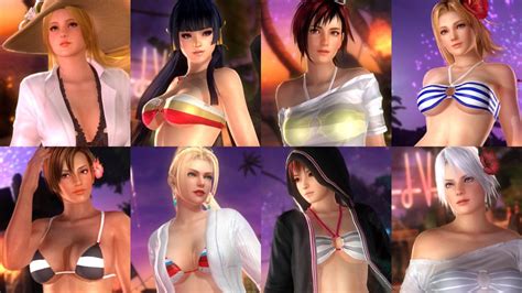 Dead Or Alive 5 Last Round Hot Summer Costume Set Official Promotional Image Mobygames