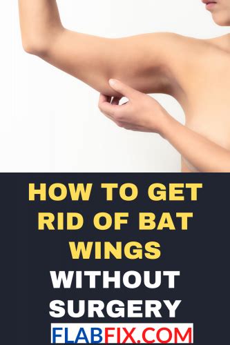 How To Get Rid Of Bat Wings Without Surgery Flab Fix
