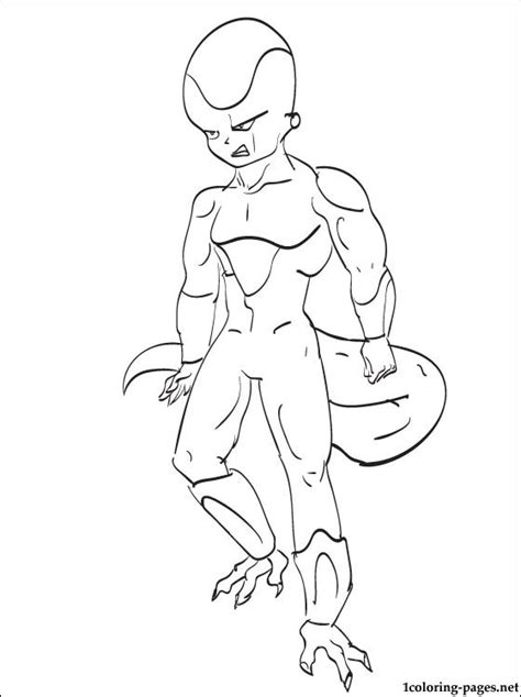 Frieza Dragon Ball Coloring Page Coloring Pages