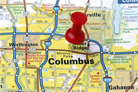 Columbus Ohio Map Stock Photos Pictures And Royalty Free Images Istock