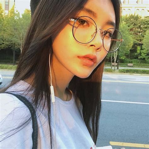 aesthetic cute ulzzang girl glasses largest wallpaper portal
