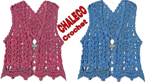 Cómo Tejer Chalecos Fáciles A Crochet Espalda En X Paso A Paso Youtube