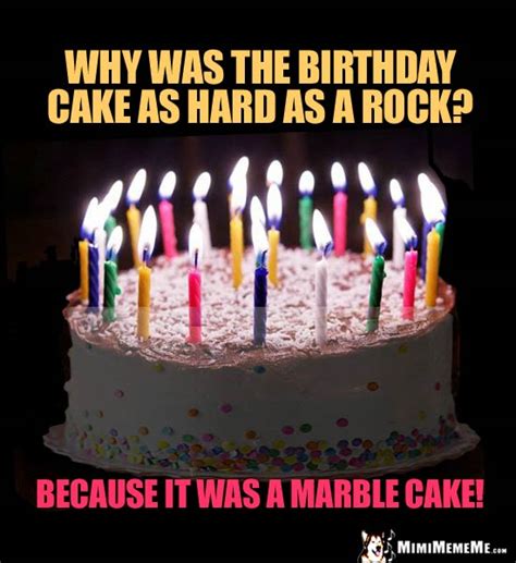 Funny Birthday Cake Jokes Happy B Day Candles Humor Hilarious