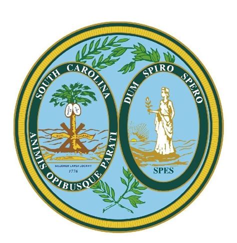 South Carolina State Seal Sticker Made In The Usa R557