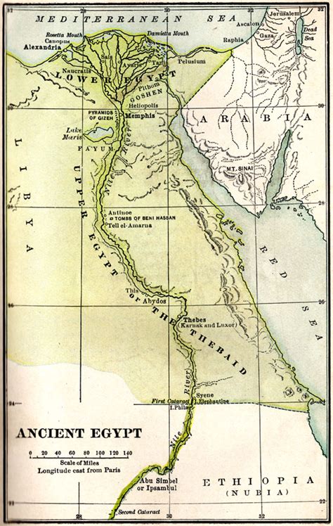 Map Of Ancient Egypt