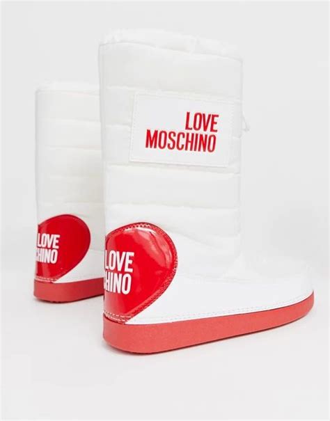 Love Moschino Snow Boots ASOS Moschino Apres Ski Boots Snow Boots