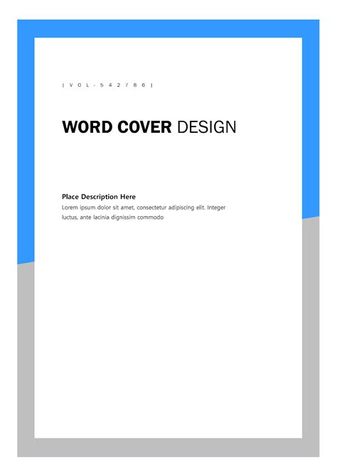 Microsoft Word Cover Templates 238 Free Download Word Free