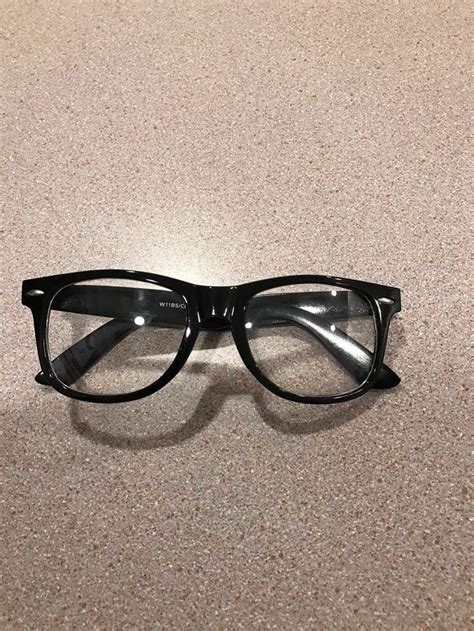 Black Frame Fake Glasses~cosplay~ Ebay Glasses Fake Glasses