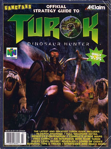 Gamefans Official Turok Dinosaur Hunter Strategy Guide Turok Wiki