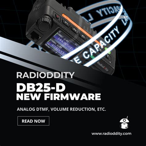 Radioddity Db25 D New Firmware Release 2023 07 06