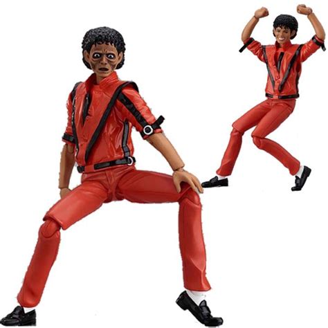 Figma 096 Michael Jackson Action Figure Thriller Mj Classic Look Model
