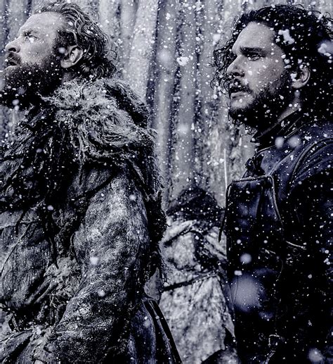Tormund Giantsbane And Jon Snow Game Of Thrones Fan Art