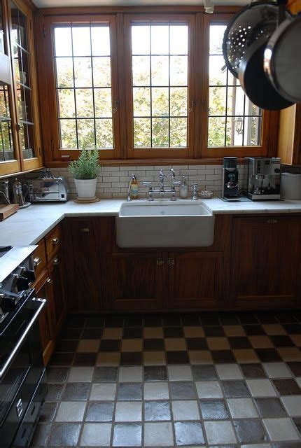 Previously, other homeowners had the laundry appliances in the. flooring in 1920 kitchen | 1920s Kitchen | Craftsman ...
