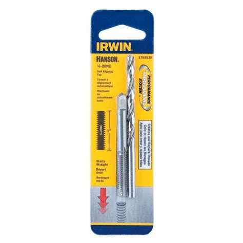 Irwin Hanson 2 Pack Sae Tap And Drill Set 1765538 Drill Set Drill