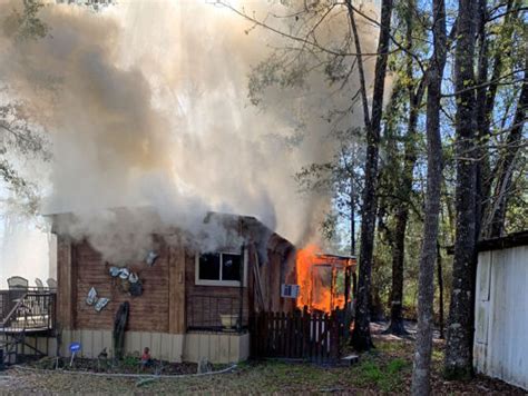 Fire Breaks Out In Bruce Mobile Home Wcfr Knocks Down Second Structure