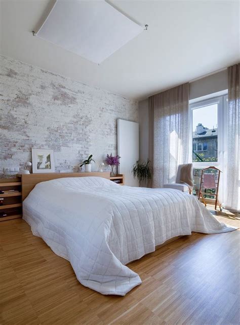 20 White Brick Wall Bedroom Ideas