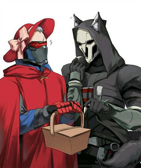 Reaper And Soldier 76 Cute Wallpaper Overwatch Wallpaper Fumetti