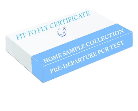 At Home Pcr Tests Fit To Fly Certificate