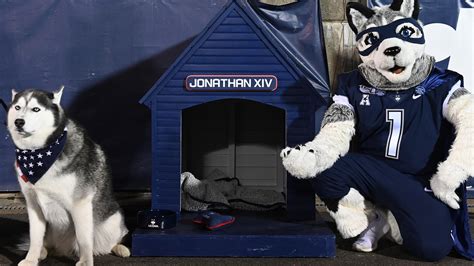 Uconns Husky Mascot Jonathan Receives A Heros Welcome