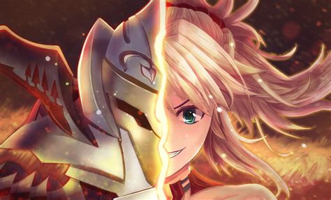 Wallpaper Saber Of Red Mordred Fate Apocrypha Anime Girls Fate