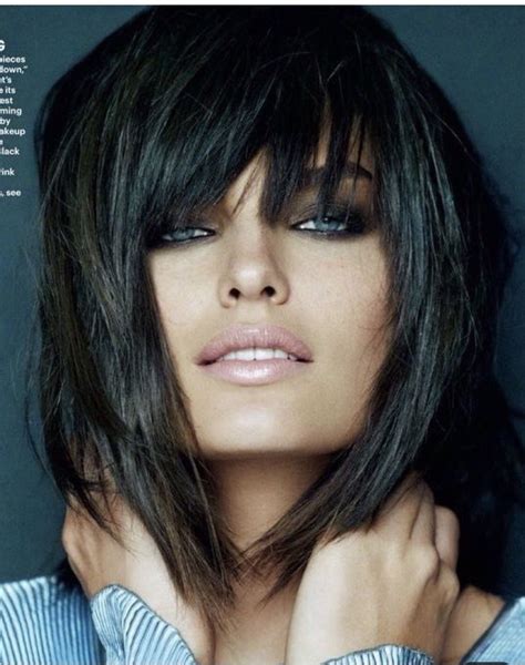 36 Long Bob Hairstyles With Side Fringe Terriannemily