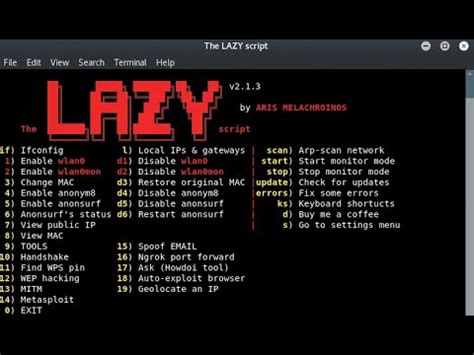 The Lazy Script Kali Linux 2021 4a Automate Penetration Testing