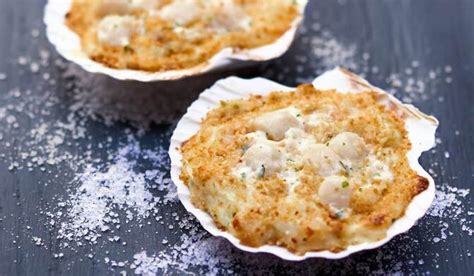 4 coquilles aux noix de St - Jacques à la bretonne surgelés Picard
