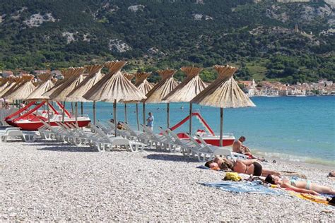 Plaża Vela Plaža Krk Baška Najlepsze Plaże W Chorwacji Adriatic Hr