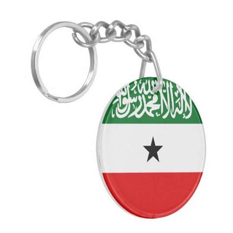 Somaliland Flag Keychain | Zazzle.com | Keychain display, Keychain ...